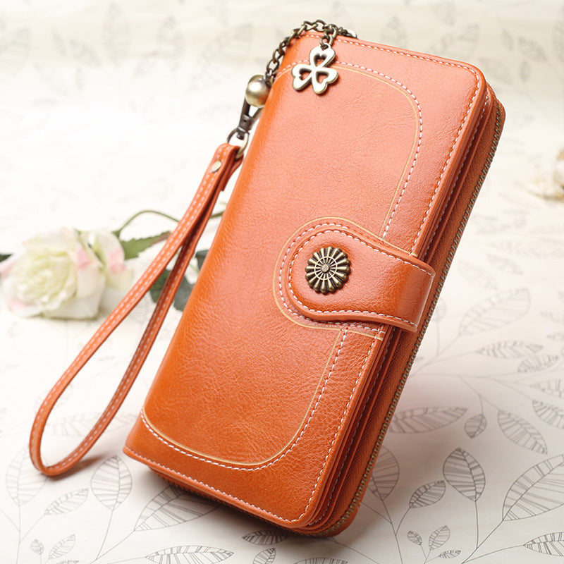 Women's long mobile phone bag