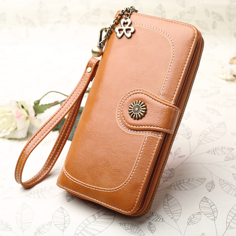 Women's long mobile phone bag