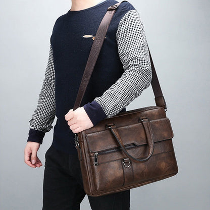 Men's Crossbody Business Retro Bag