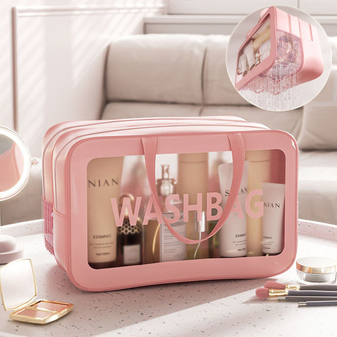 Large Capacity Dry Wet Separation Washing And Makeup Bag Portable