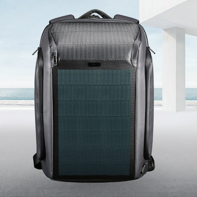 Flexible Solar Backpack For Men Multifunctional Computer Bag Backpack